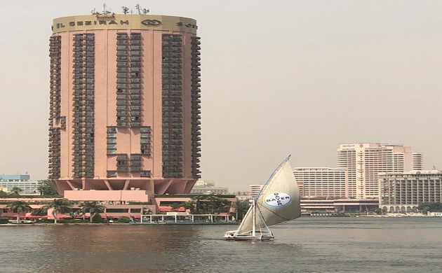 باير ترفع اعلامها بالنيل المصرى قبل احتفالية تقيمها بفندق سوفيتيل